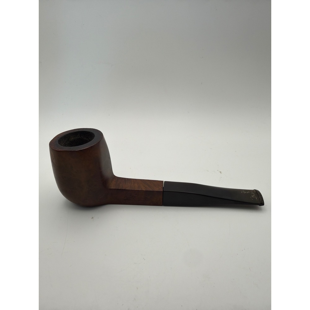 Vintage Bertram Washington DC Briar Smoking Pipe Straight Billiard Wood Grain